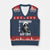 Nat Love V-Neck Knit Sweater Vest Deadwood Dick Black Cowboy Western Legend Vintage TS02 Navy Red Print Your Wear