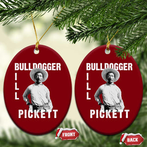 Bill Pickett Ceramic Ornament Bulldogger Black Cowboy Western Legend Vintage TS02 Print Your Wear