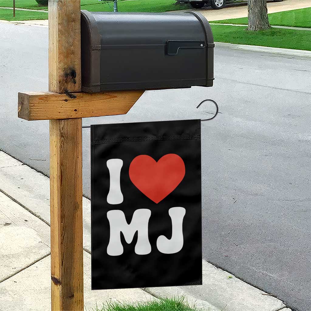 I Heart MJ Classic Graphic Tribute Garden Flag Love Pop Legend Iconic Culture Music Fan Favor TS02 Print Your Wear