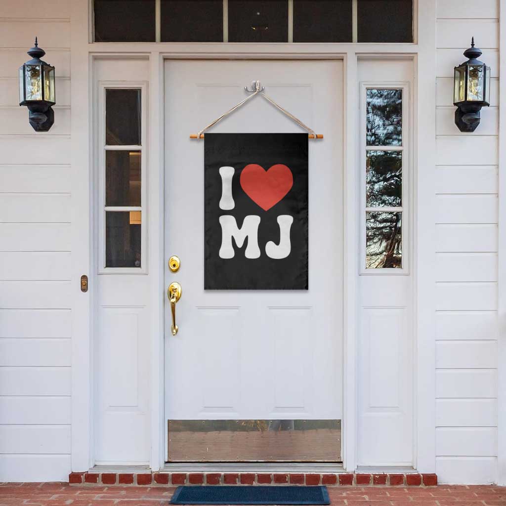 I Heart MJ Classic Graphic Tribute Garden Flag Love Pop Legend Iconic Culture Music Fan Favor TS02 Print Your Wear