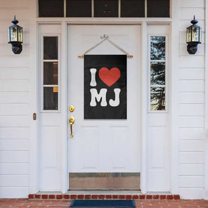I Heart MJ Classic Graphic Tribute Garden Flag Love Pop Legend Iconic Culture Music Fan Favor TS02 Print Your Wear