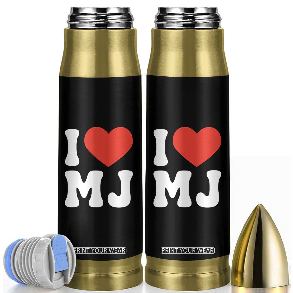 I Heart MJ Classic Graphic Tribute Bullet Tumbler Love Pop Legend Iconic Culture Music Fan Favor TS02 Black Print Your Wear