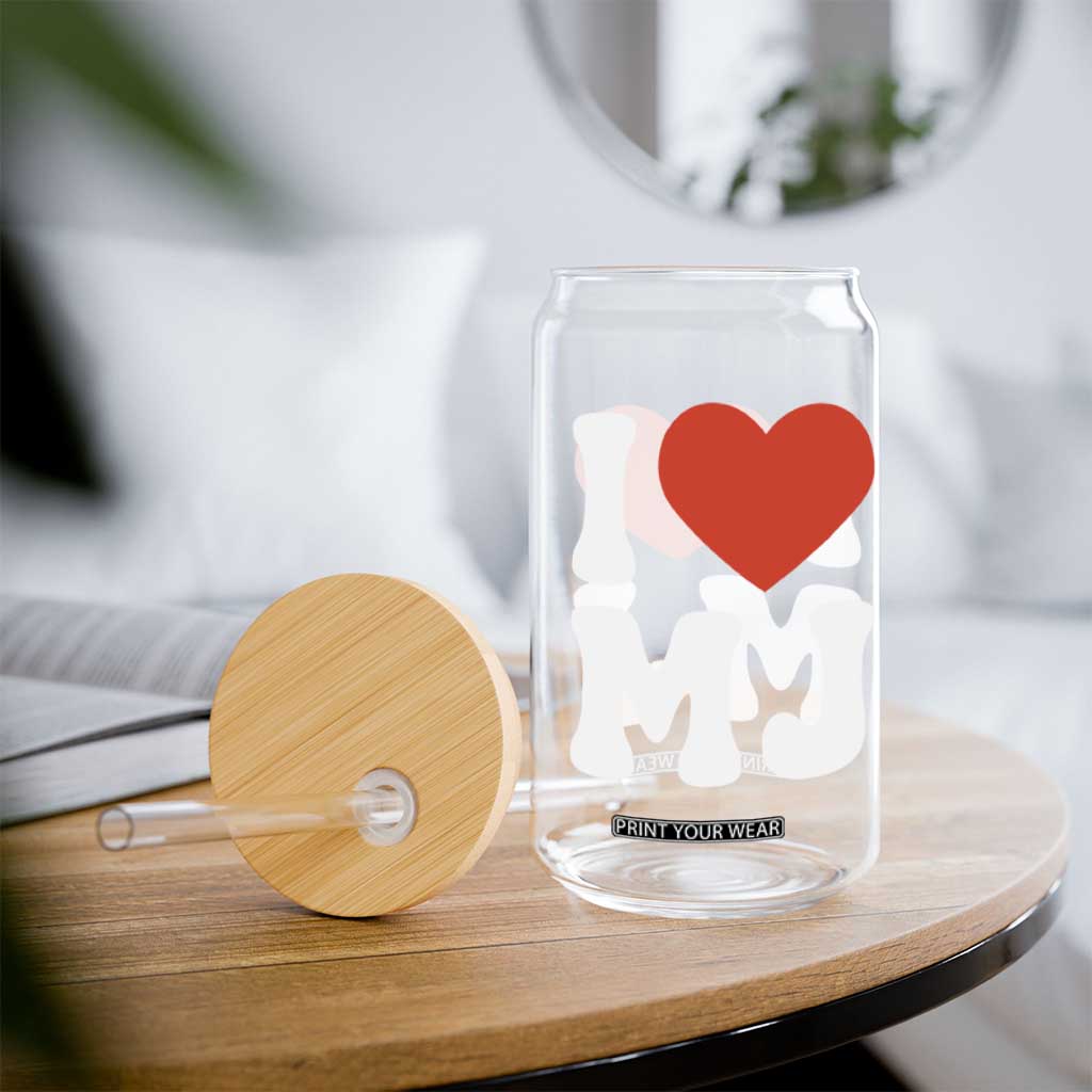 I Heart MJ Classic Graphic Tribute Glass Can Love Pop Legend Iconic Culture Music Fan Favor TS02 Print Your Wear