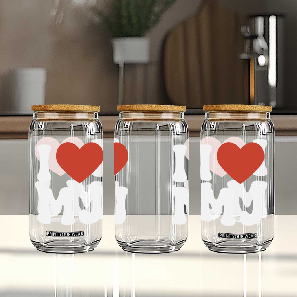I Heart MJ Classic Graphic Tribute Glass Can Love Pop Legend Iconic Culture Music Fan Favor TS02 Print Your Wear