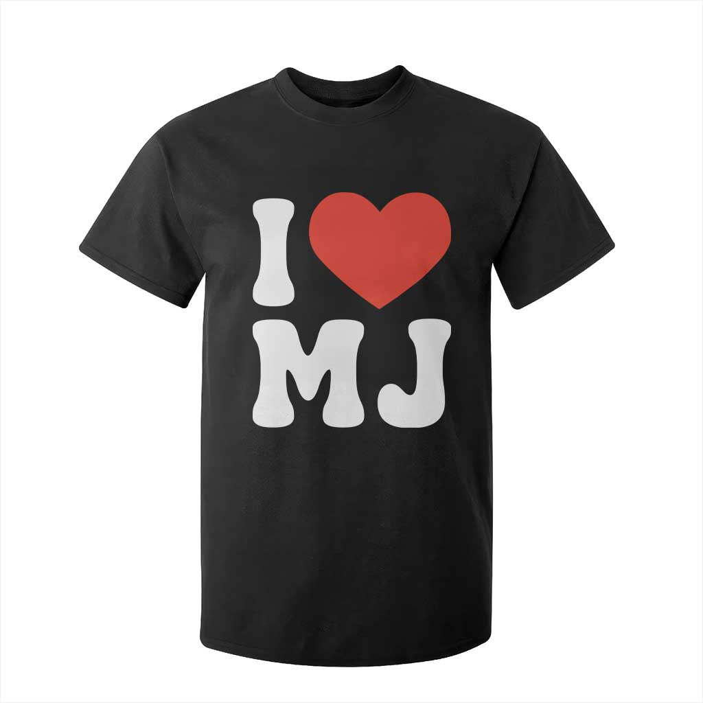 I Heart MJ Classic Graphic Tribute T Shirt For Kid Love Pop Legend Iconic Culture Music Fan Favor TS02 Black Print Your Wear