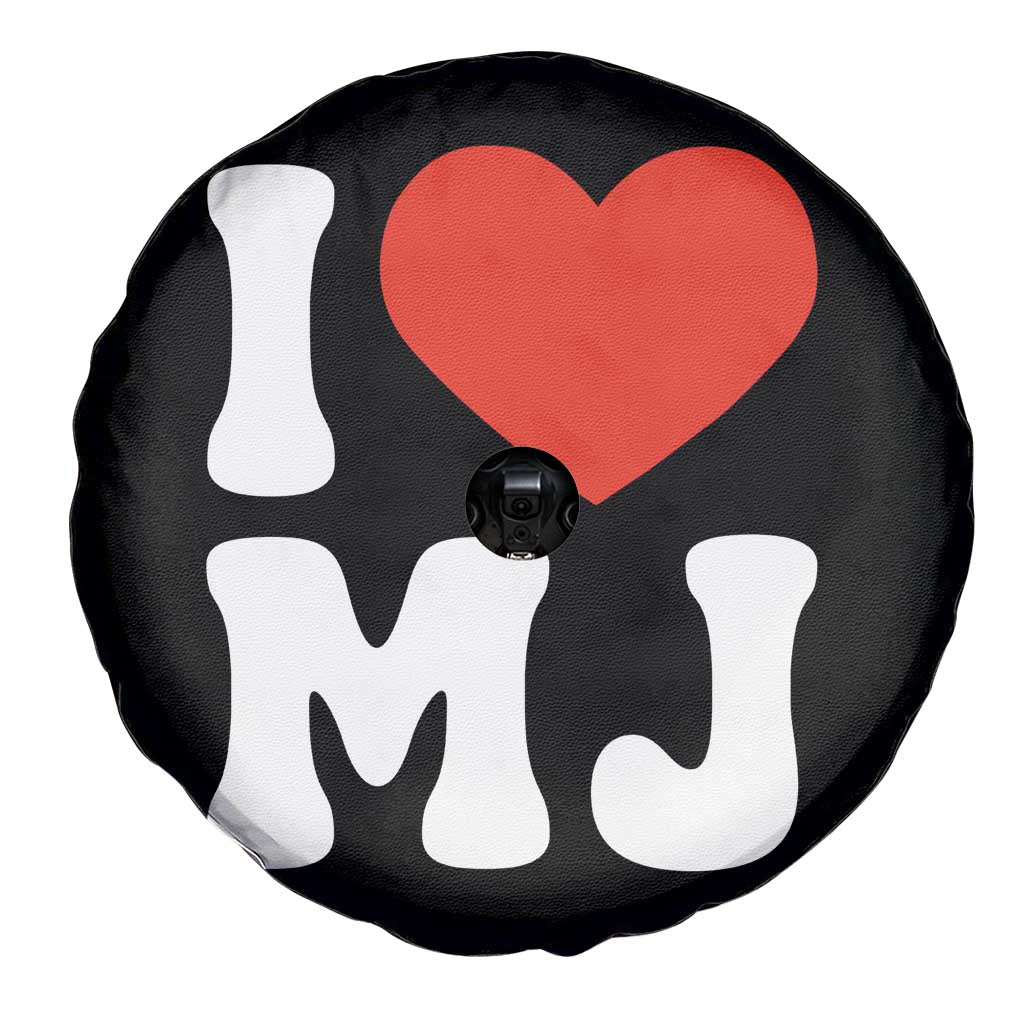 I Heart MJ Classic Graphic Tribute Spare Tire Cover Love Pop Legend Iconic Culture Music Fan Favor TS02 Print Your Wear