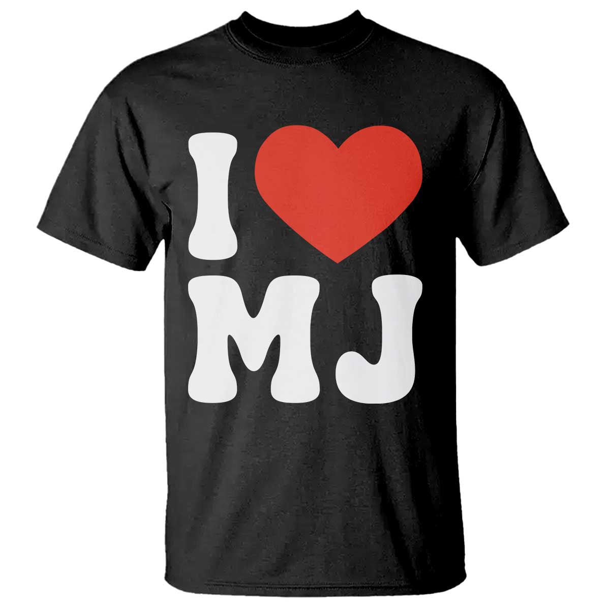 I Heart MJ Classic Graphic Tribute T Shirt Love Pop Legend Iconic Culture Music Fan Favor TS02 Black Print Your Wear