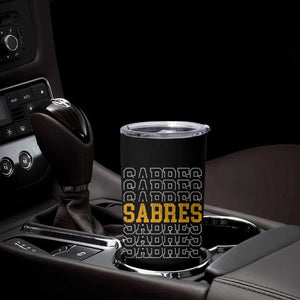 Retro Sabres Name Script Style Tumbler Cup Vintage Distressed Sports Spirit Fan Pride TS02 Print Your Wear