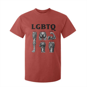 LGBTQ Acronym Funny Fitness Gym Muscle Graphic T Shirt For Kid Legs Glutes Biceps Triceps Quads TS02 Red Print Your Wear
