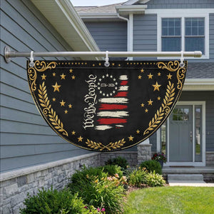 250 Years of Liberty 1776-2026 We The People Patriotic Fan Flag Distressed American Flag Semiquincentennial 250th Anniversary