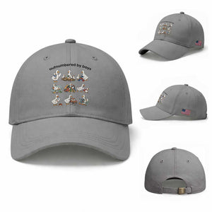 Outnumbered By Boys Funny Goose Mom Life Baseball Cap Chaos Coordinator Motherhood Mothers Day Gag Gift TS02 Baseball Cap Universal Fit Sport Gray Print Your Wear