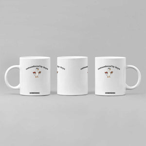 Outnumbered By Boys Cute Goose Sporty Mom Coffee Mug Football and Truck Motherhood Mothers Day Gag Gift TS02 Print Your Wear
