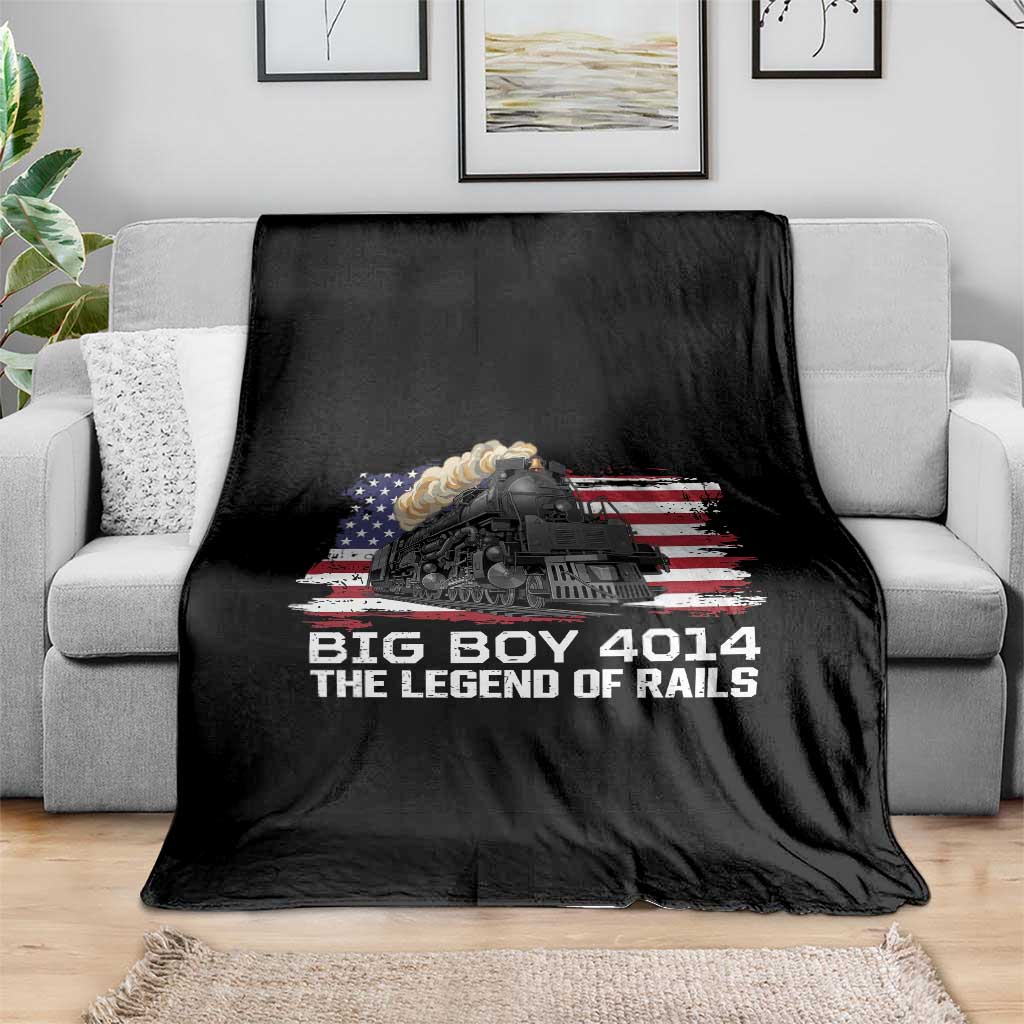 Vintage American Steam Train Throw Blanket Legend of the Rails Heritage Pride TS02 Print Your Wear