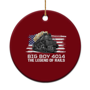 Vintage American Steam Train Ceramic Ornament Legend of the Rails Heritage Pride TS02 1pc Red Print Your Wear
