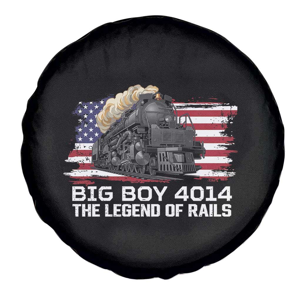 Vintage American Steam Train Spare Tire Cover Legend of the Rails Heritage Pride TS02 Print Your Wear