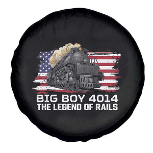 Vintage American Steam Train Spare Tire Cover Legend of the Rails Heritage Pride TS02 Print Your Wear