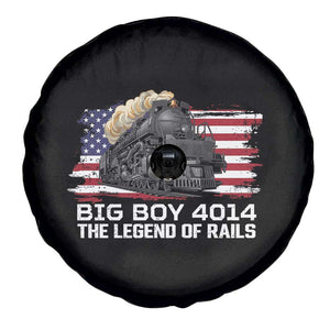 Vintage American Steam Train Spare Tire Cover Legend of the Rails Heritage Pride TS02 Print Your Wear