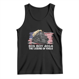 Vintage American Steam Train Tank Top Legend of the Rails Heritage Pride TS02 Black Print Your Wear