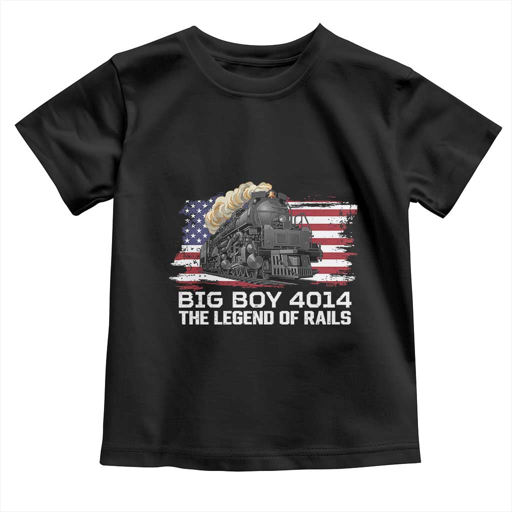 Vintage American Steam Train Toddler T Shirt Legend of the Rails Heritage Pride TS02 Black Print Your Wear