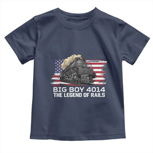 Vintage American Steam Train Toddler T Shirt Legend of the Rails Heritage Pride TS02 Navy Print Your Wear
