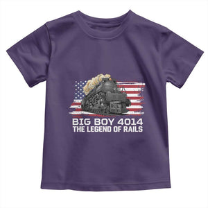 Vintage American Steam Train Toddler T Shirt Legend of the Rails Heritage Pride TS02 Purple Print Your Wear