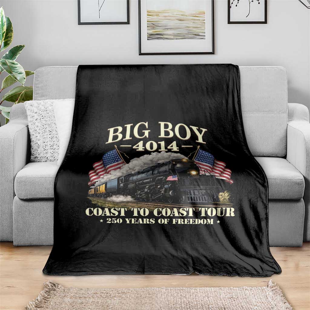 Patriotic Freedom Express Coast to Coast Throw Blanket Steam Train Legend Heritage Pride TS02 Print Your Wear