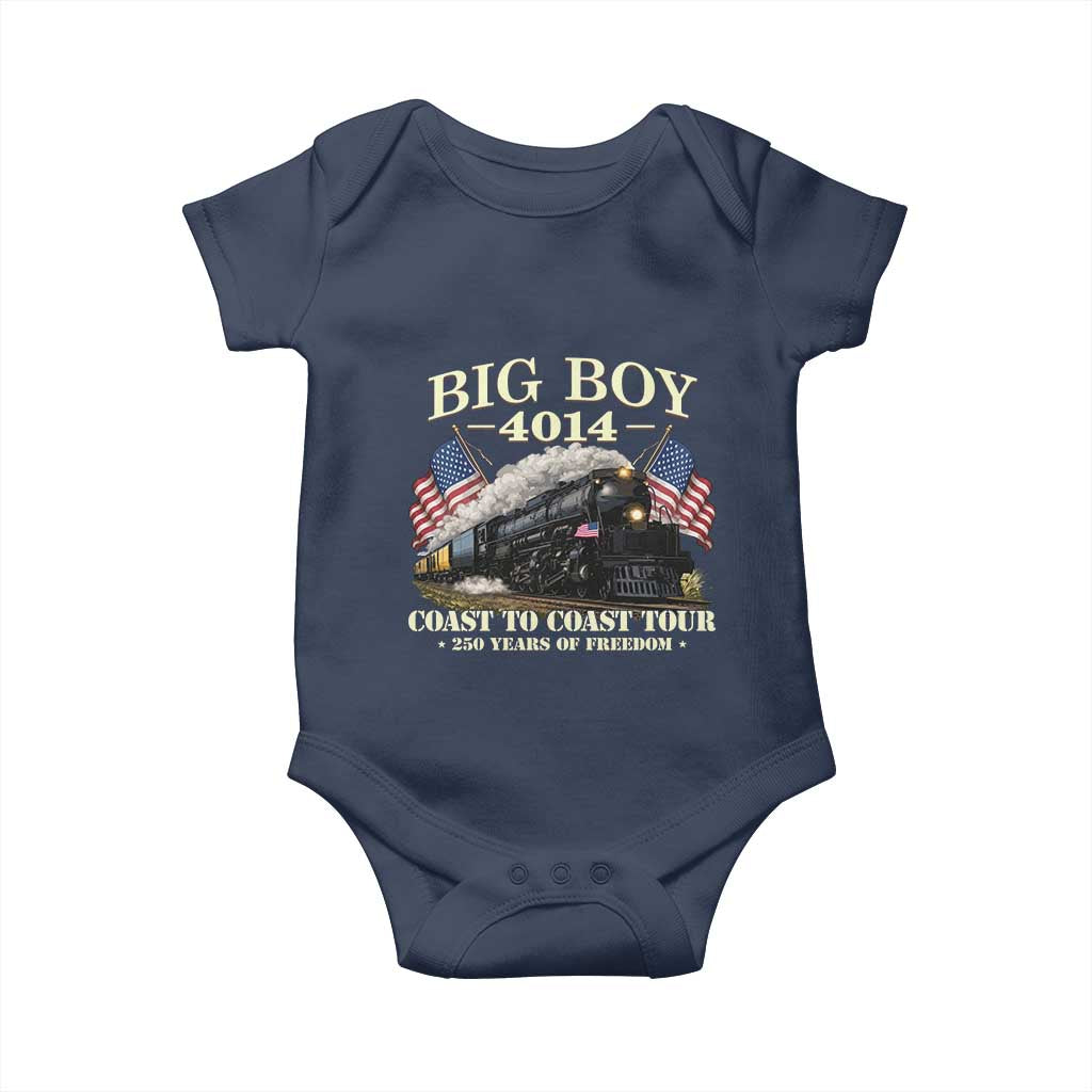 Patriotic Freedom Express Coast to Coast Baby Onesie Steam Train Legend Heritage Pride TS02 Navy Print Your Wear
