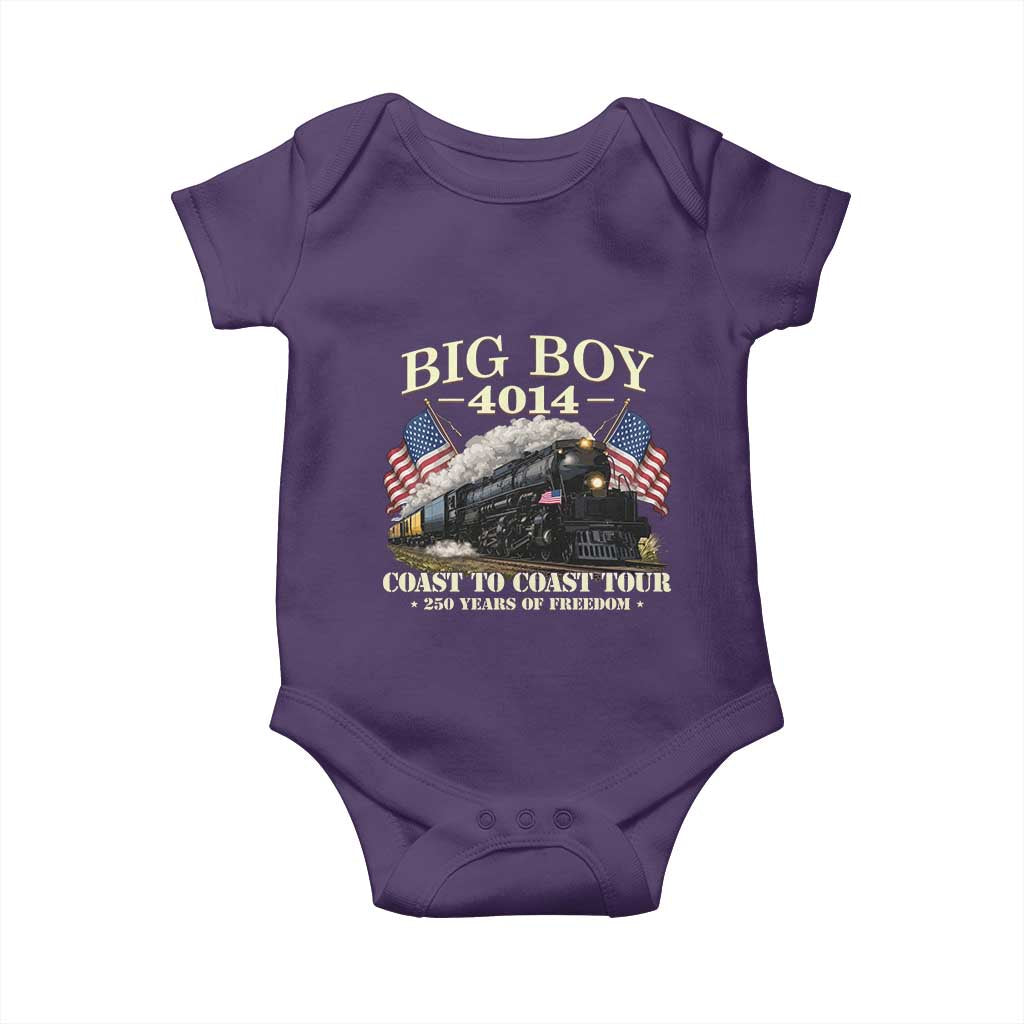 Patriotic Freedom Express Coast to Coast Baby Onesie Steam Train Legend Heritage Pride TS02 Purple Print Your Wear