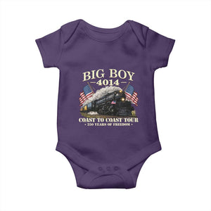 Patriotic Freedom Express Coast to Coast Baby Onesie Steam Train Legend Heritage Pride TS02 Purple Print Your Wear