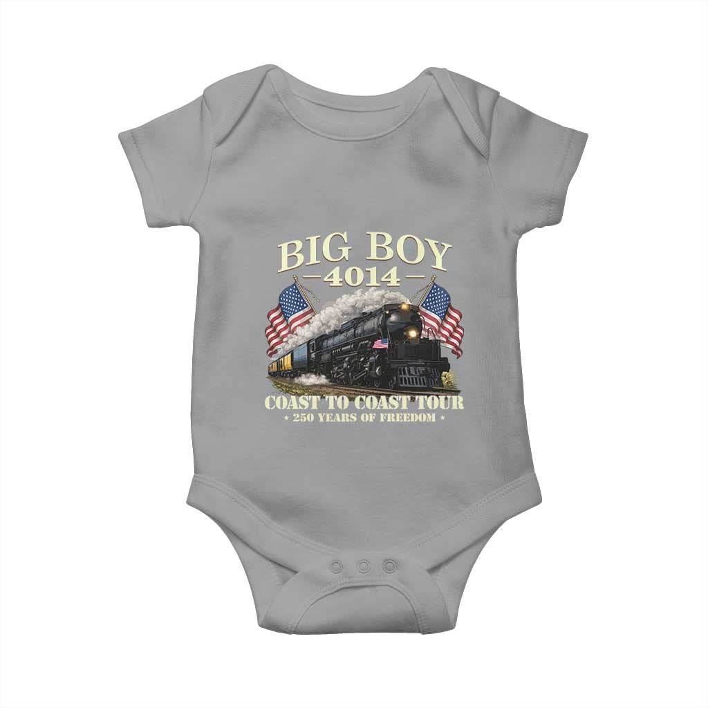 Patriotic Freedom Express Coast to Coast Baby Onesie Steam Train Legend Heritage Pride TS02 Sport Gray Print Your Wear