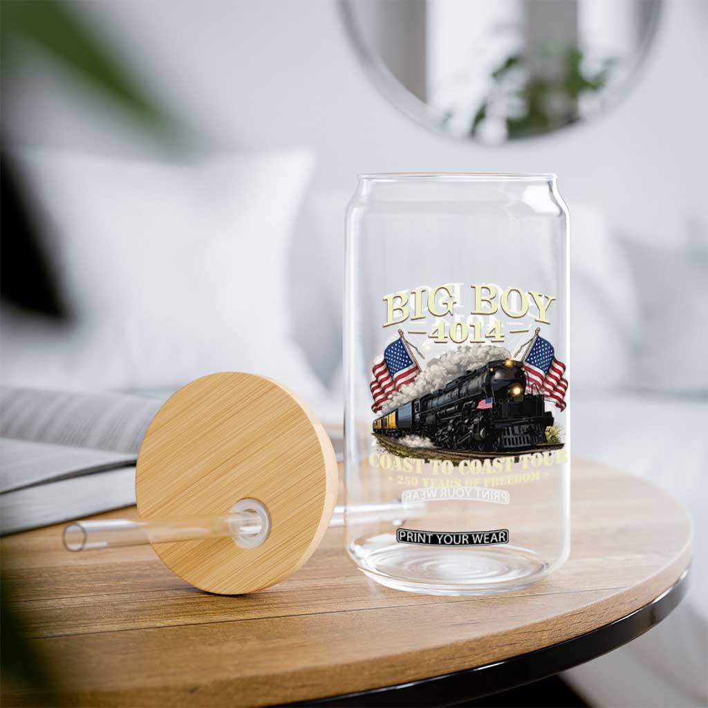Patriotic Freedom Express Coast to Coast Glass Can Steam Train Legend Heritage Pride TS02 Print Your Wear