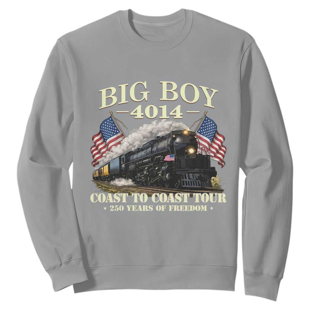 Patriotic Freedom Express Coast to Coast Sweatshirt Steam Train Legend Heritage Pride TS02 Sport Gray Print Your Wear
