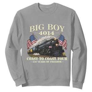 Patriotic Freedom Express Coast to Coast Sweatshirt Steam Train Legend Heritage Pride TS02 Sport Gray Print Your Wear
