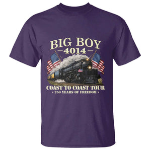 Patriotic Freedom Express Coast to Coast T Shirt Steam Train Legend Heritage Pride TS02 Purple Print Your Wear