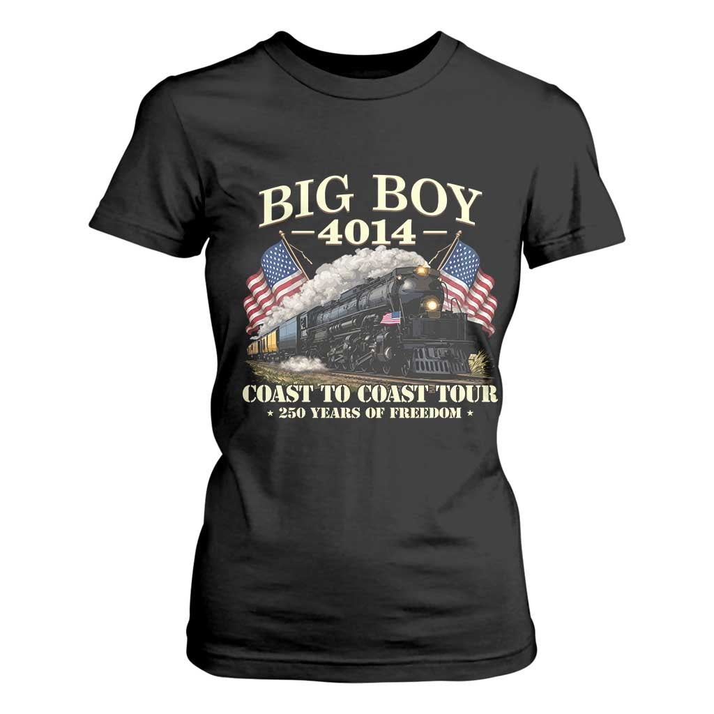 Patriotic Freedom Express Coast to Coast T Shirt For Women Steam Train Legend Heritage Pride TS02 Black Print Your Wear