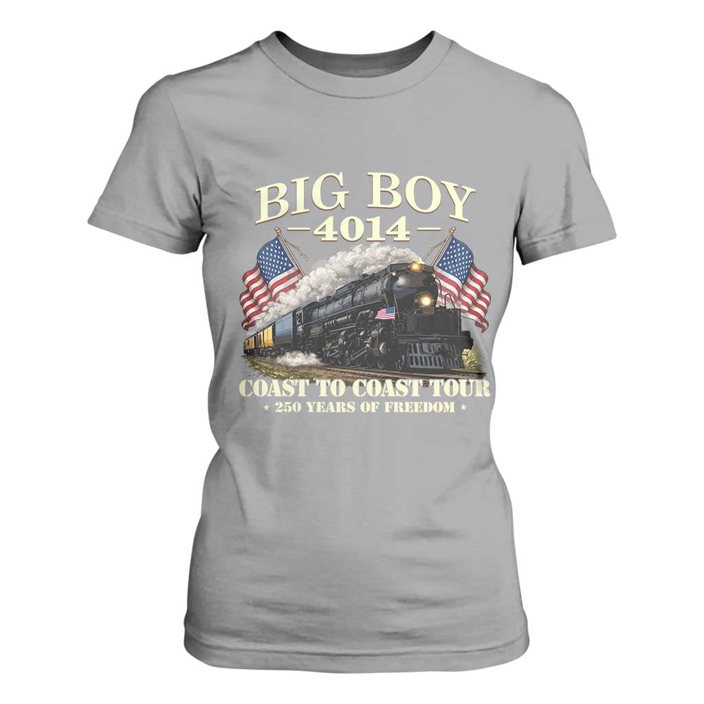 Patriotic Freedom Express Coast to Coast T Shirt For Women Steam Train Legend Heritage Pride TS02 Sport Gray Print Your Wear