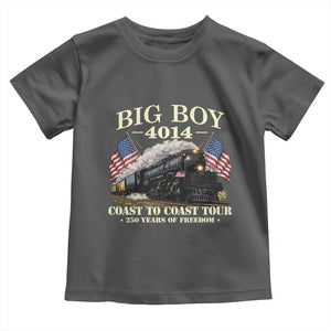 Patriotic Freedom Express Coast to Coast Toddler T Shirt Steam Train Legend Heritage Pride TS02 Dark Heather Print Your Wear