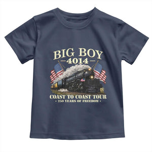 Patriotic Freedom Express Coast to Coast Toddler T Shirt Steam Train Legend Heritage Pride TS02 Navy Print Your Wear