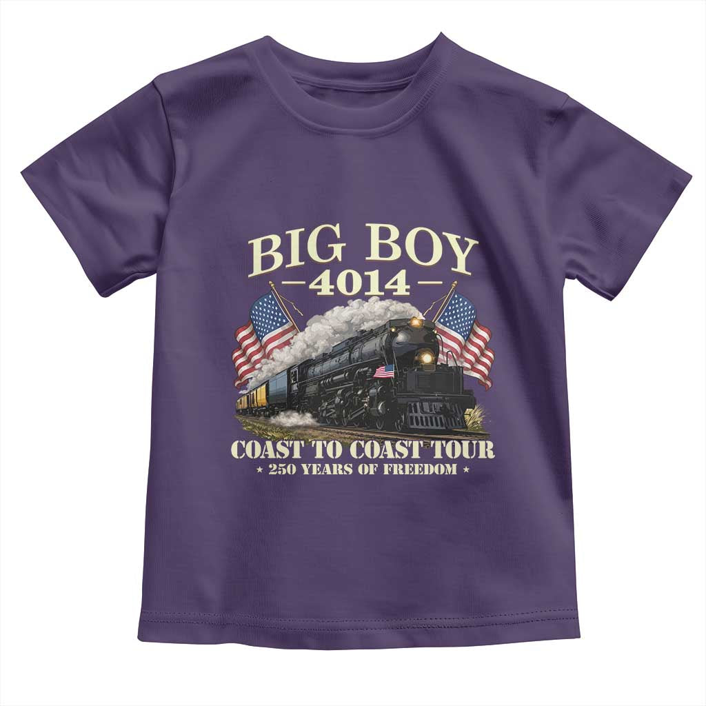 Patriotic Freedom Express Coast to Coast Toddler T Shirt Steam Train Legend Heritage Pride TS02 Purple Print Your Wear