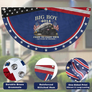America Freedom Express Coast to Coast Patriotic Fan Flag Steam Train Legend Heritage Pride
