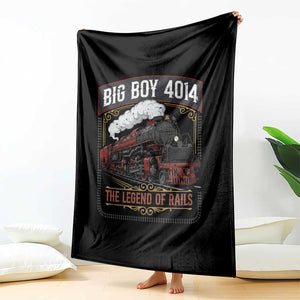 Retro Emblem Classic Steam Train Throw Blanket Locomotive Heritage Pride Legend of the Rails TS02 Print Your Wear