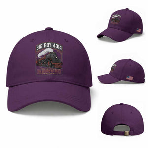 Retro Emblem Classic Steam Train Baseball Cap Locomotive Heritage Pride Legend of the Rails