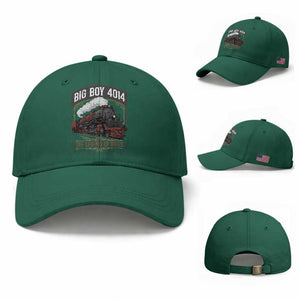 Retro Emblem Classic Steam Train Baseball Cap Locomotive Heritage Pride Legend of the Rails