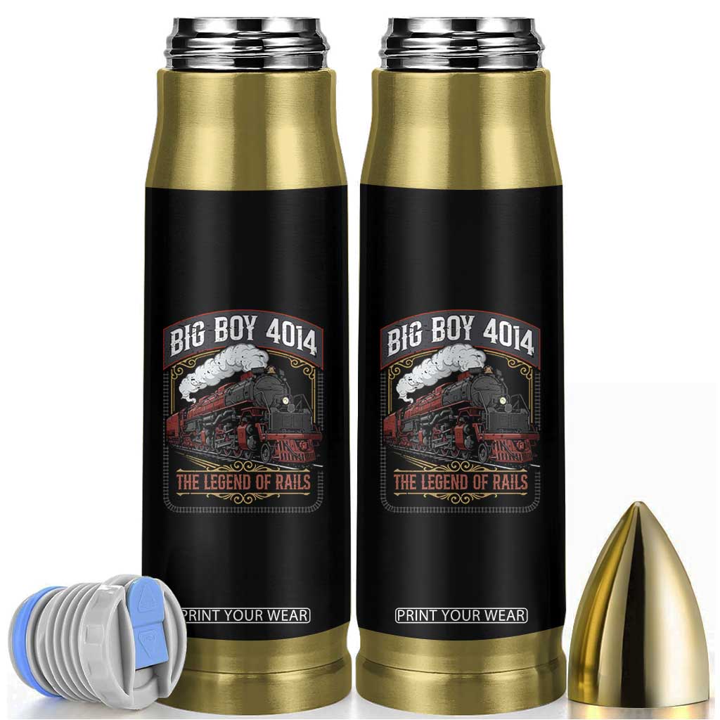 Retro Emblem Classic Steam Train Bullet Tumbler Locomotive Heritage Pride Legend of the Rails TS02 Black Print Your Wear