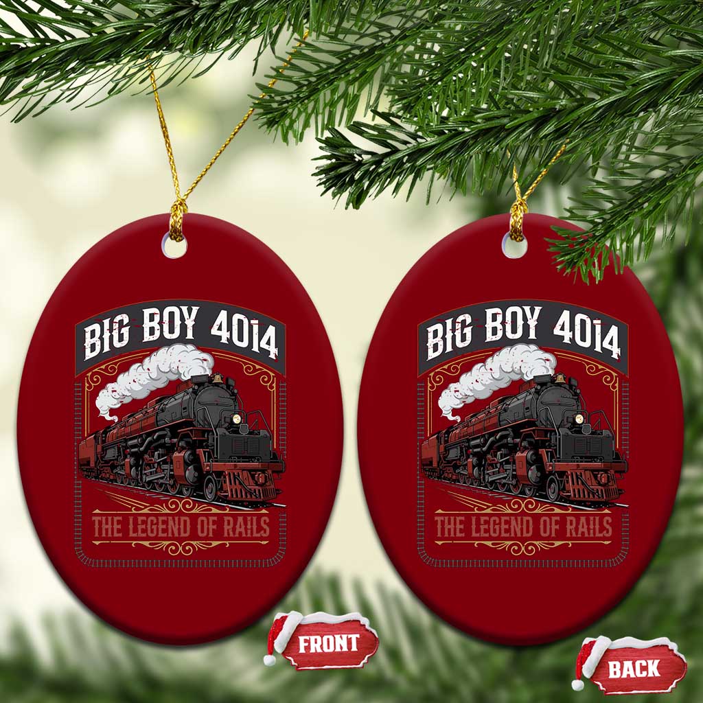 Retro Emblem Classic Steam Train Ceramic Ornament Locomotive Heritage Pride Legend of the Rails TS02 Print Your Wear
