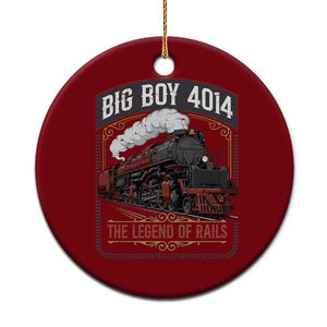 Retro Emblem Classic Steam Train Ceramic Ornament Locomotive Heritage Pride Legend of the Rails TS02 1pc Red Print Your Wear