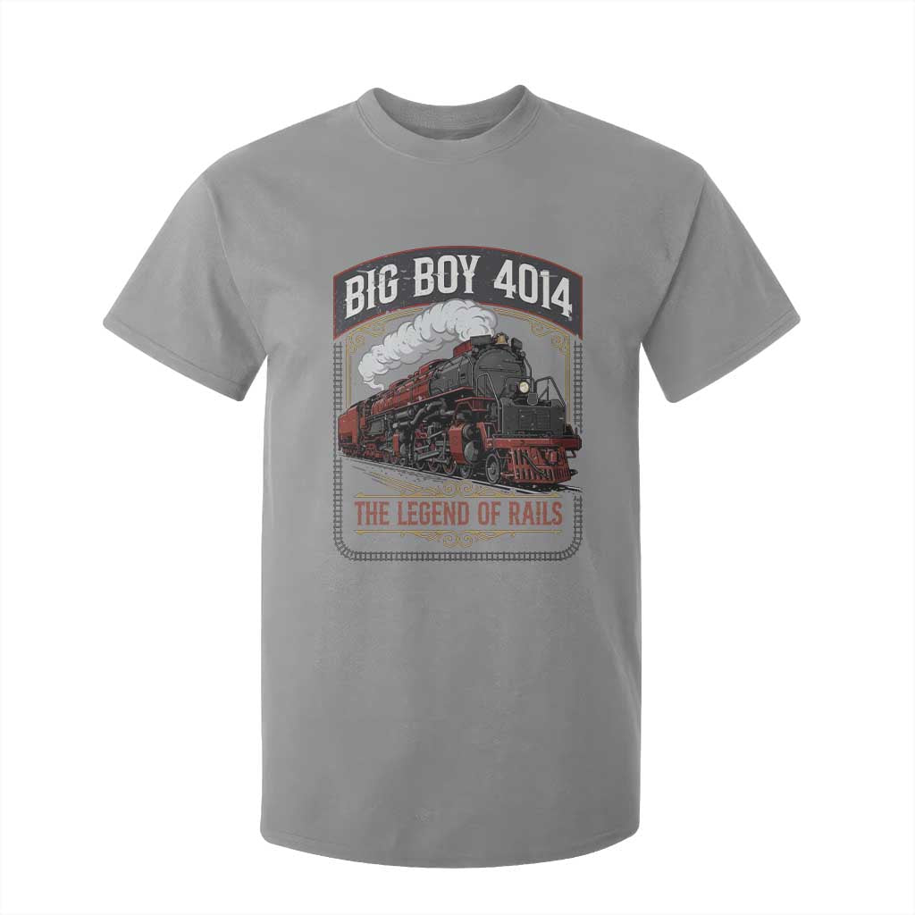 Retro Emblem Classic Steam Train T Shirt For Kid Locomotive Heritage Pride Legend of the Rails TS02 Sport Gray Print Your Wear