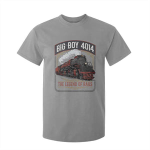 Retro Emblem Classic Steam Train T Shirt For Kid Locomotive Heritage Pride Legend of the Rails TS02 Sport Gray Print Your Wear