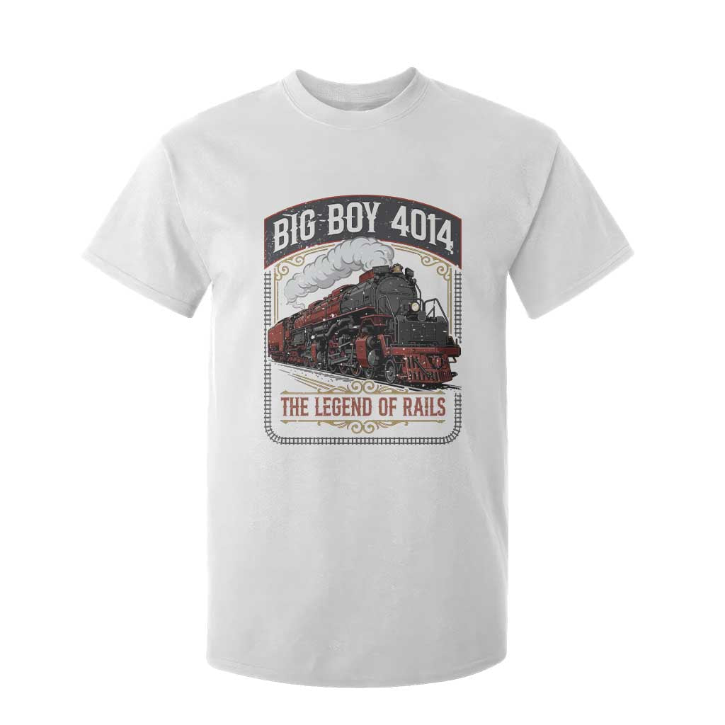 Retro Emblem Classic Steam Train T Shirt For Kid Locomotive Heritage Pride Legend of the Rails TS02 White Print Your Wear