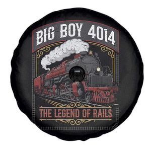 Retro Emblem Classic Steam Train Spare Tire Cover Locomotive Heritage Pride Legend of the Rails TS02 Print Your Wear
